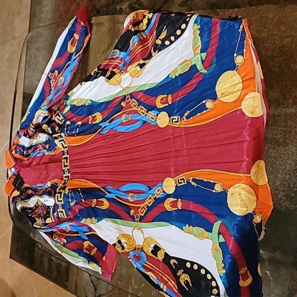 My Sexy Styles by Jainmy Martinez MILAN PLEATED SKIRT DRESS NWT XL - Picture 3 of 7